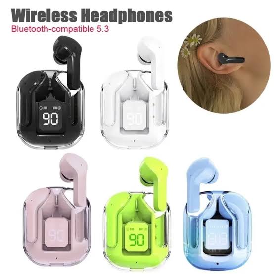 Airport Air31 Earbuds Wireless Crystal Transparent bluetooth