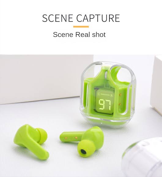 Airport Air31 Earbuds Wireless Crystal Transparent bluetooth