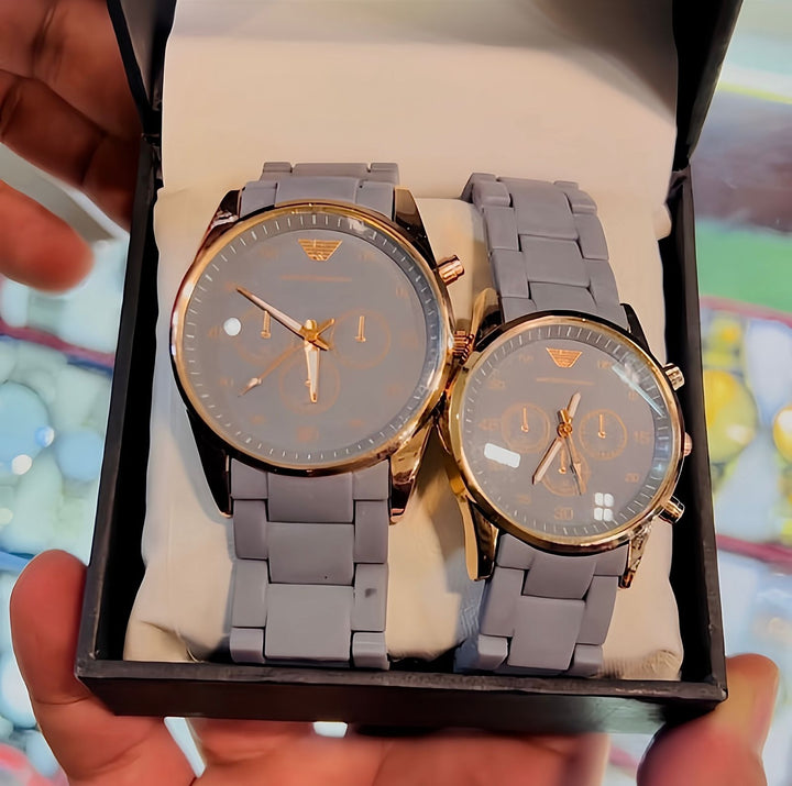 Beautiful Couple Watches For Eid Gifts || Order Now